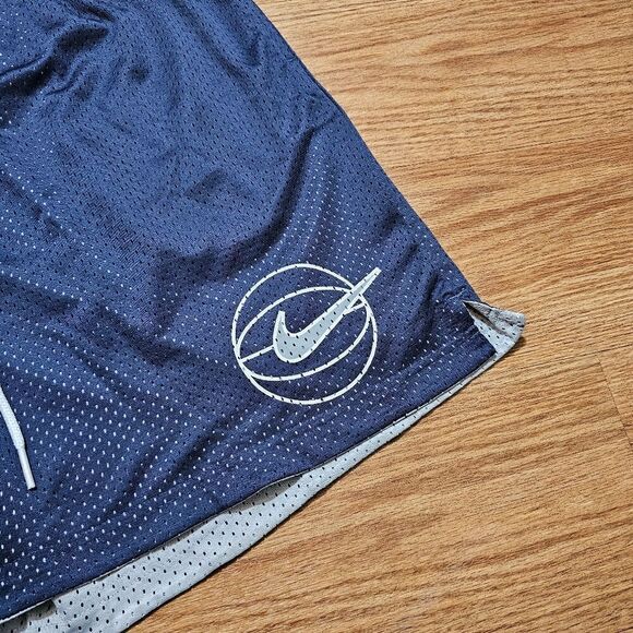 Nike Authentics Practice Shorts Reversible Men's Large L Navy Grey FN0671-077 SE - Picture 16 of 16